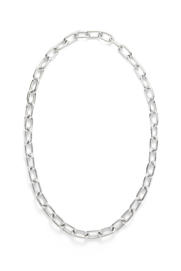 Gabriela Hearst Medium Link Necklace In 18K White Gold (Classic Links)