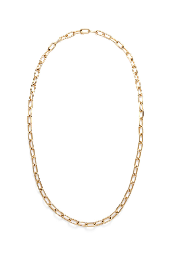Gabriela Hearst Medium Link Necklace In 18K Yellow Gold (Small Links)