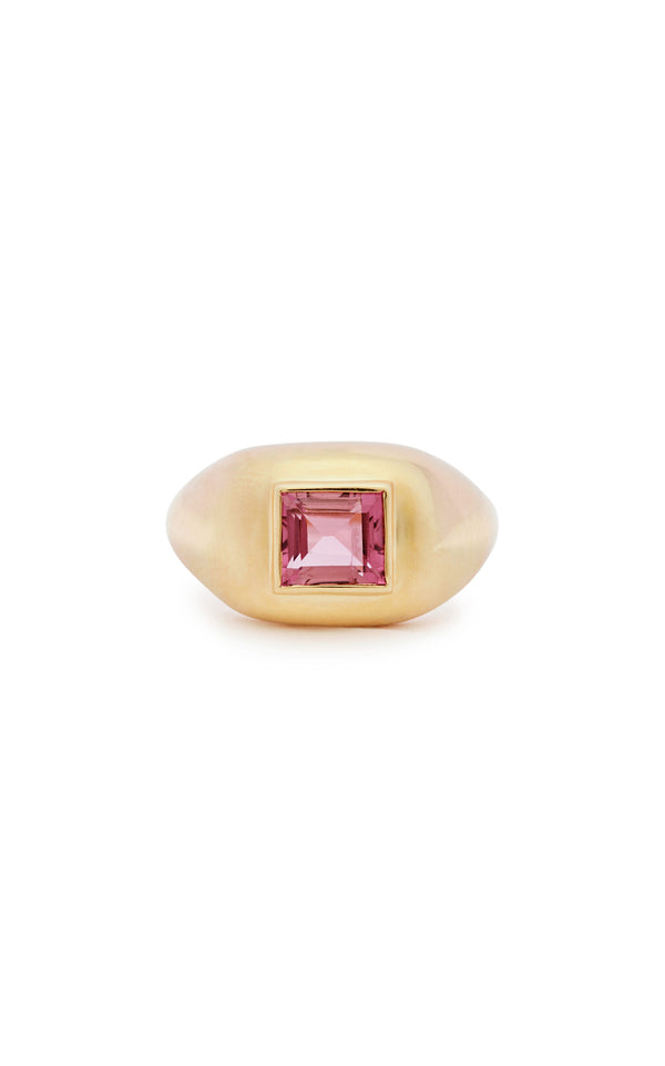 gabriela hearst Medium Ring in 18K Yellow Gold & Tourmaline Stone