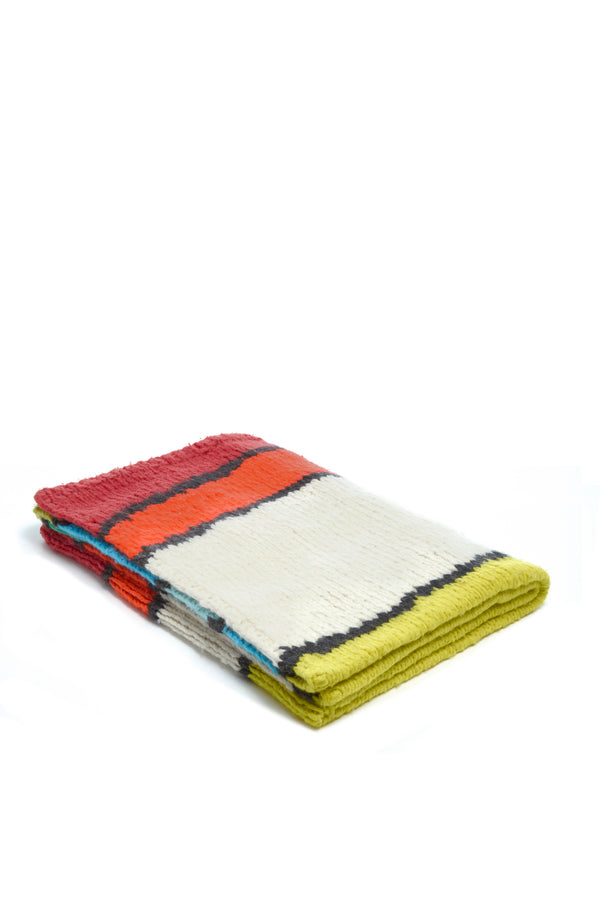 gabriela hearst Newbury Knit Blanket in Multi Welfat Cashmere