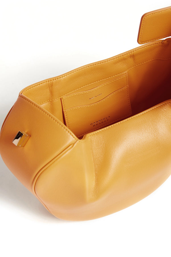 Gabriela Hearst Nina Bag In Golden Birch Nappa Leather
