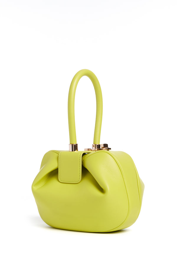 gabriela hearst Nina Bag in Lime Adamite Nappa Leather