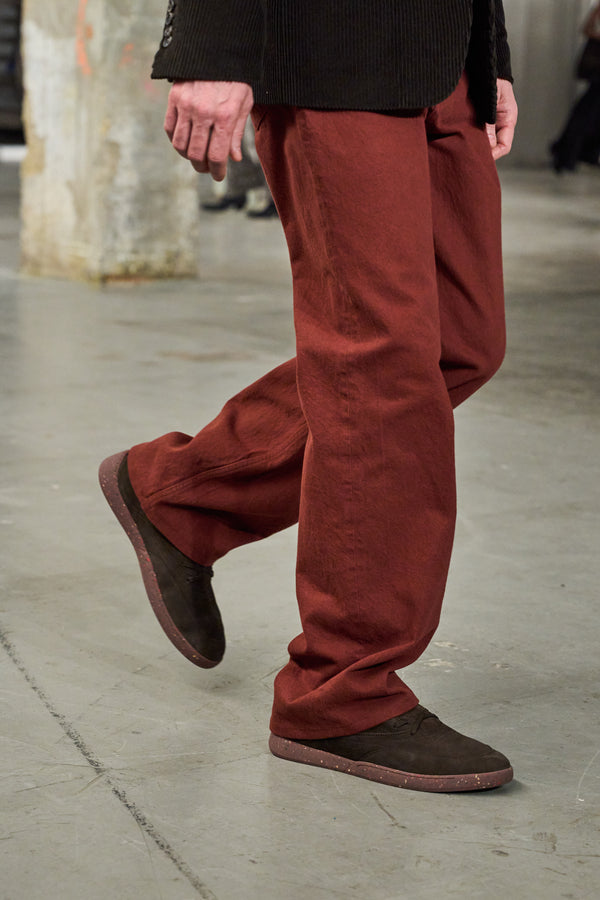 Gabriela Hearst Ohio Slip-on Sneaker In Dark Chocolate Nubuck