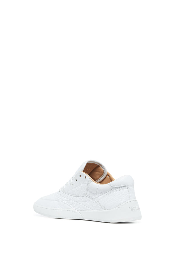 Gabriela Hearst Ohio Slip-on Sneaker In White Textured Leather