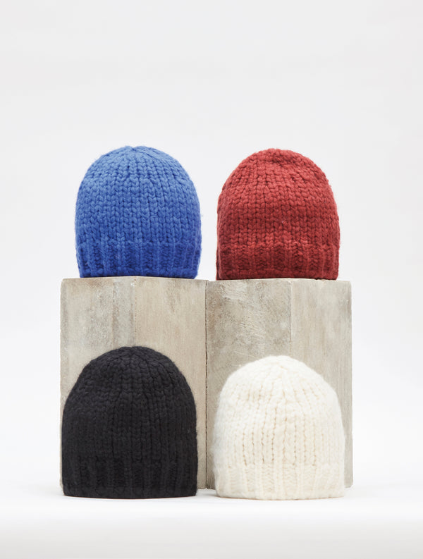 Gabriela Hearst Pacino Knit Hat In Burnt Sienna Welfat Cashmere