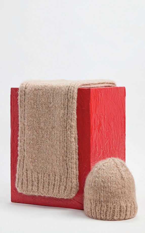 Gabriela Hearst Pacino Knit Hat In Oatmeal Welfat Cashmere