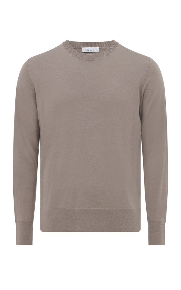 gabriela hearst Palco Knit Sweater in Oatmeal Merino Wool