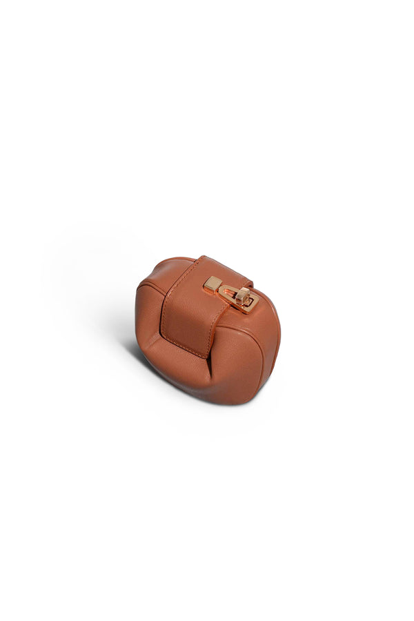 Gabriela Hearst Rafaela Coin Purse In Cognac Nappa Leather