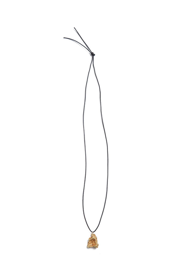 Gabriela Hearst Raw Gold Nugget Necklace In Yellow Gold