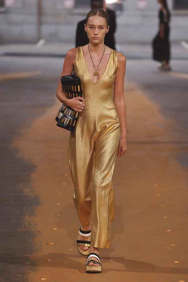 Gabriela Hearst Raw Gold Nugget Necklace In Yellow Gold