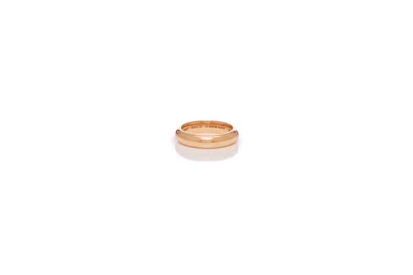 Gabriela Hearst Ring In 18K Rose Gold & Vitreous Black Enamel