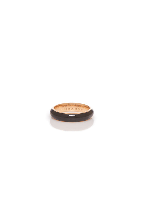 gabriela hearst Ring in 18K Rose Gold & Vitreous Black Enamel