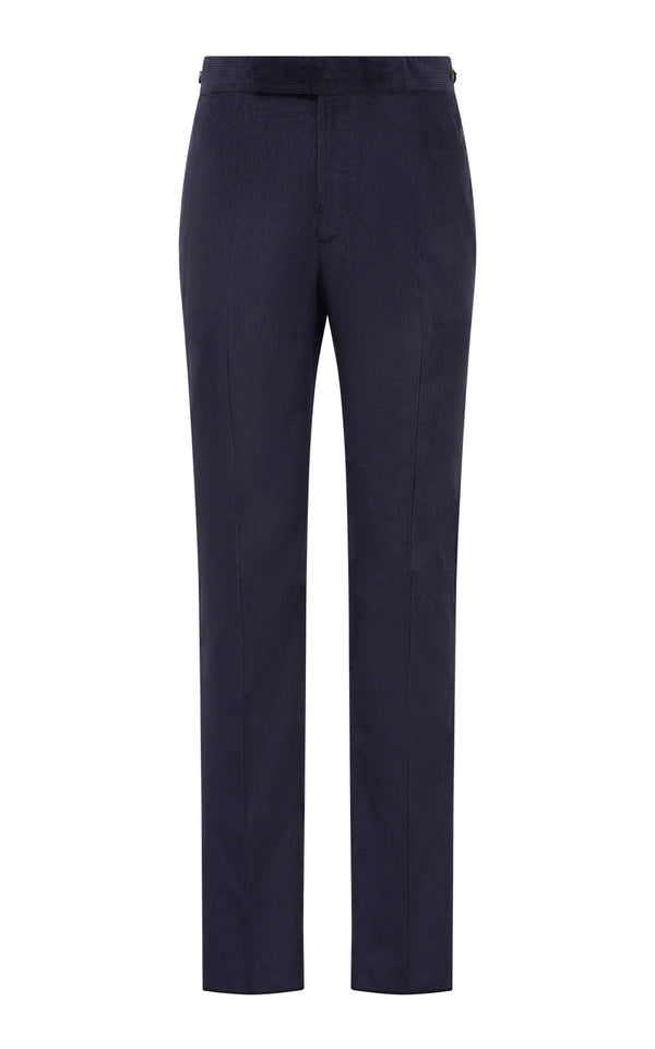 gabriela hearst Sebastian Pant in Dark Navy Sea Island Cotton Corduroy