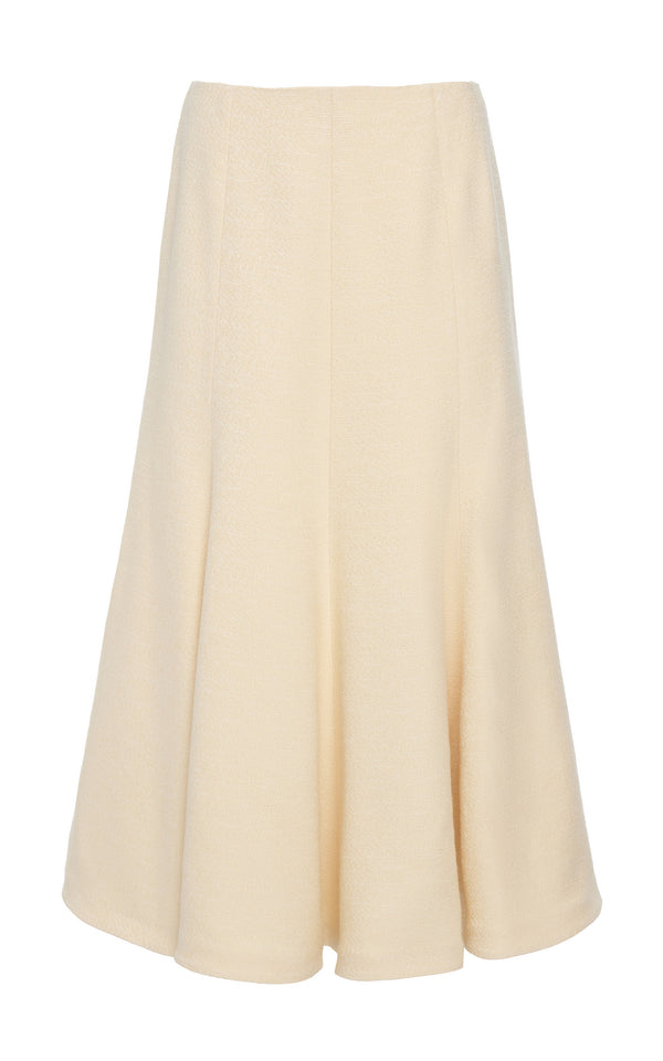 gabriela hearst Selma Maxi Skirt in Ivory Silk Tweed gabriela hearst Selma Maxi Skirt in Ivory Silk Tweed