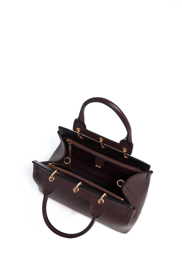 Gabriela Hearst Small Amethyst Bag In Bordeaux Nappa Leather