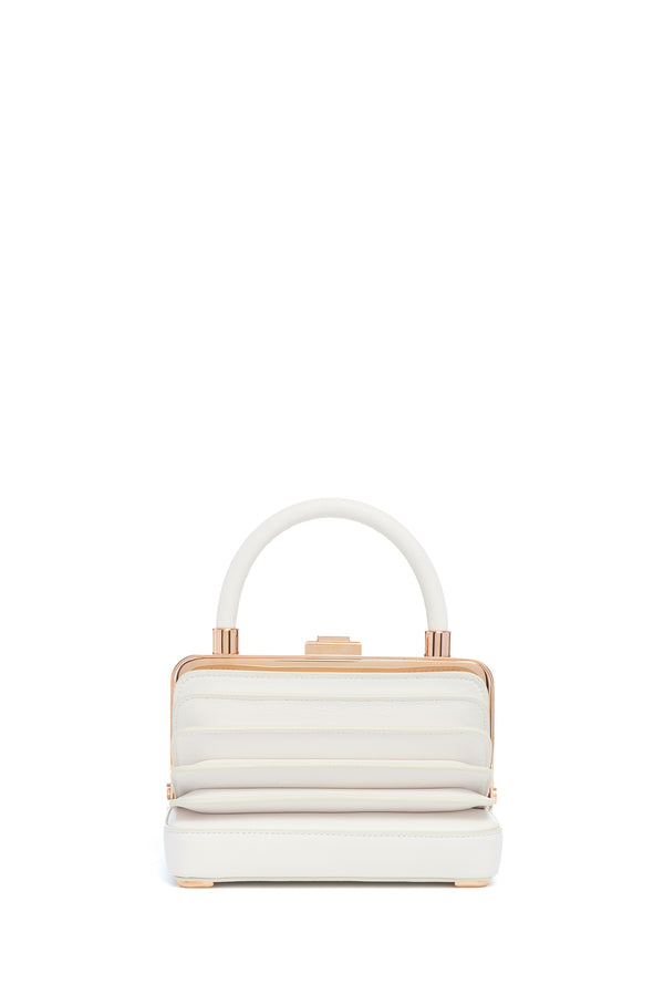 Gabriela Hearst Small Diana Bag In Ivory Nappa Leather