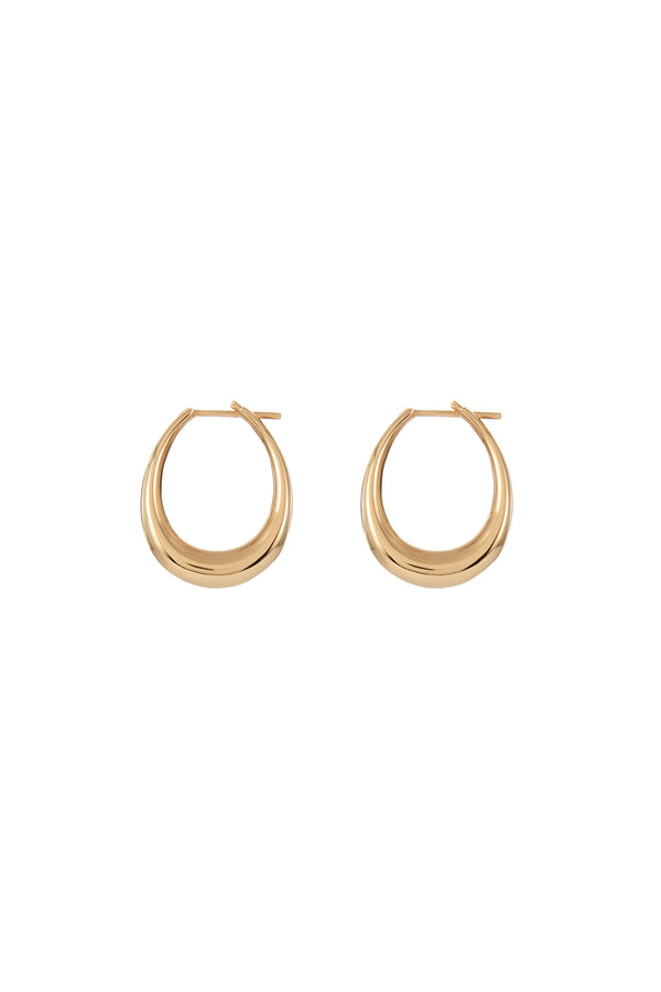 gabriela hearst Small Drop Earrings in 18K Rose Gold