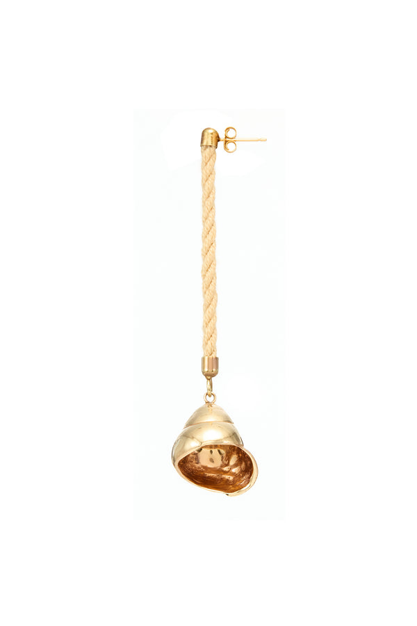 Gabriela Hearst Venus Shell Single Earring In 18K Yellow Gold