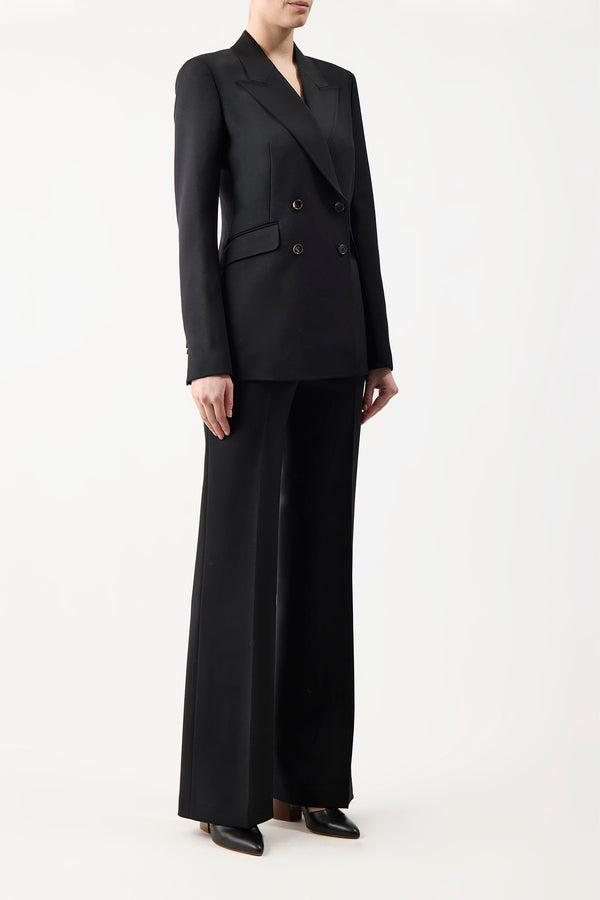 Gabriela Hearst Vesta Pant In Black Sportswear Wool