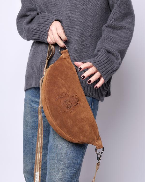 Gabriele Frantzen Belt Bag - Scarabmotive Cognac Suede
