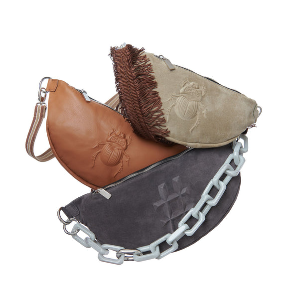 Gabriele Frantzen Belt Bag - Scarabmotive Desert Suede
