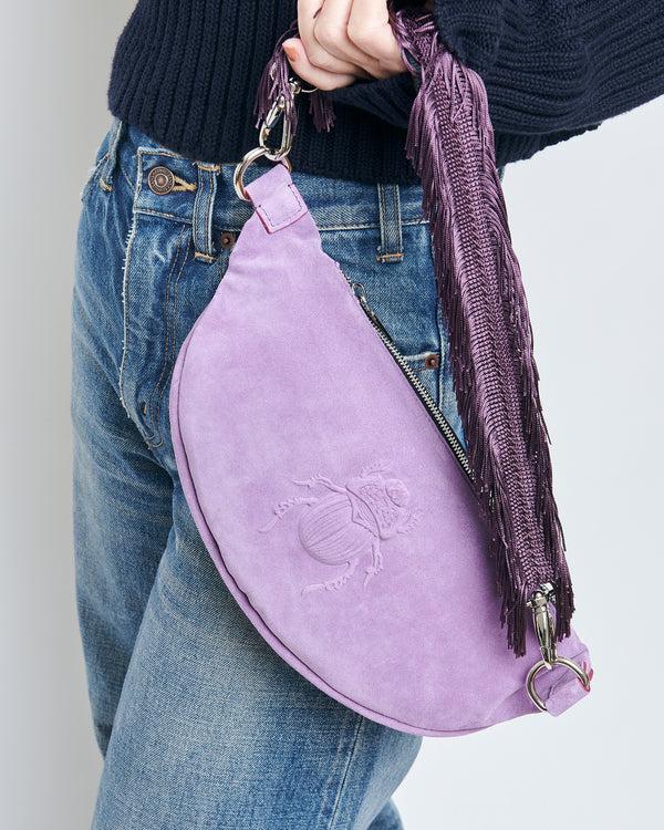 Gabriele Frantzen Belt Bag - Scarabmotive Dusty Lavender Suede