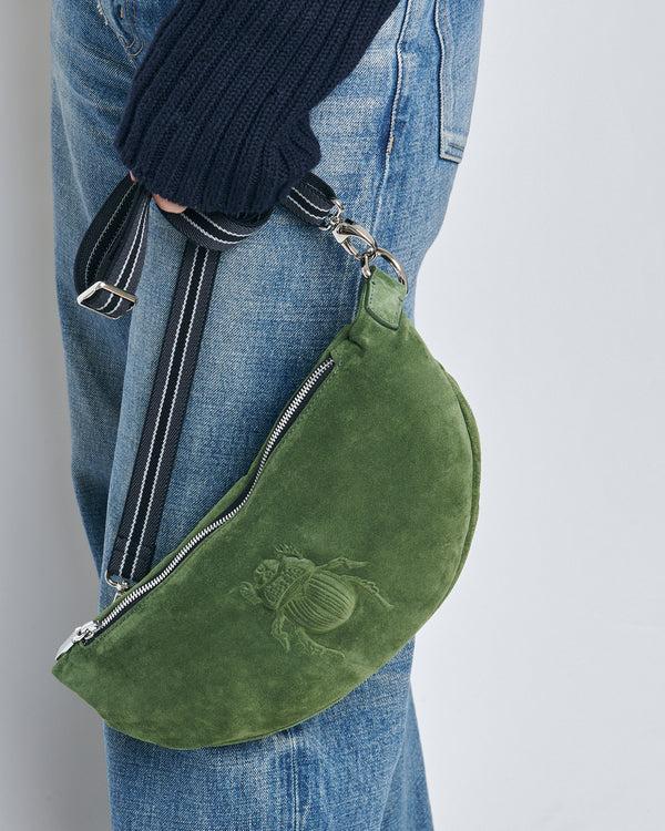 Gabriele Frantzen Belt Bag - Scarabmotive Olive Suede