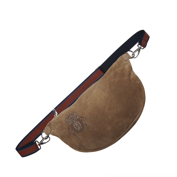 gabriele frantzen Belt Bag XL The Studs - Scarabmotive Cappuccino Suede