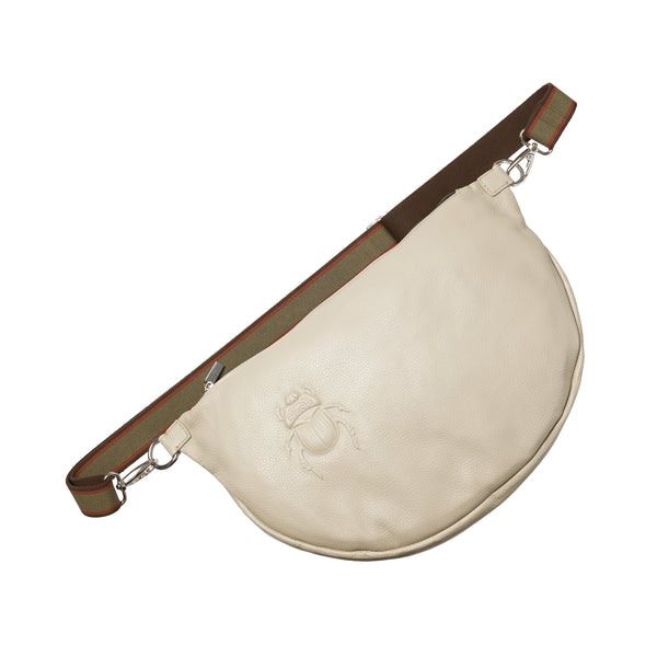 gabriele frantzen Belt Bag XXL - Scarabmotive Beige Grain