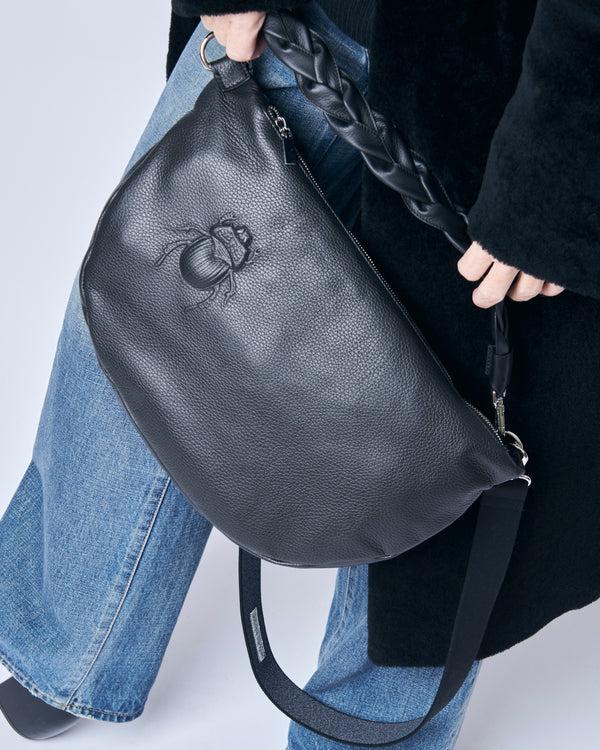 Gabriele Frantzen Belt Bag XXL - Scarabmotive Black Grain