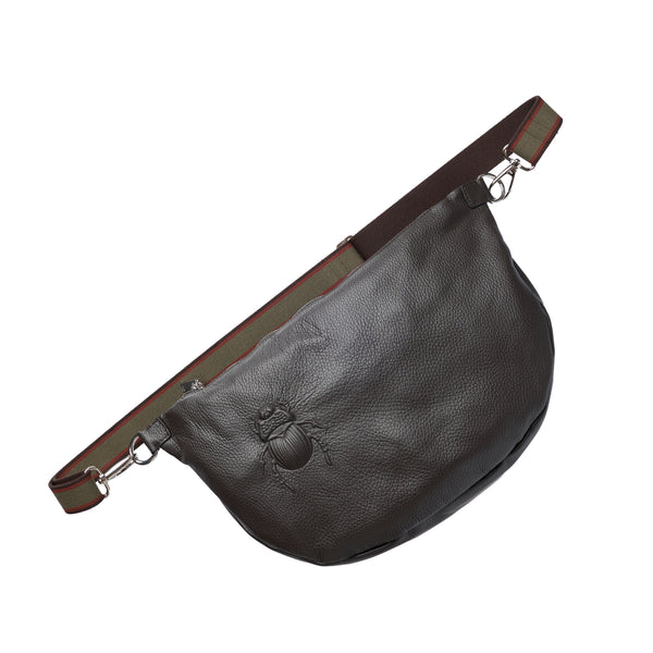 gabriele frantzen Belt Bag XXL- Scarabmotive Chocolate Grain