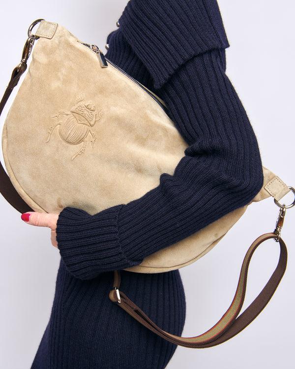 Gabriele Frantzen Belt Bag XXL - Scarabmotive Desert Suede
