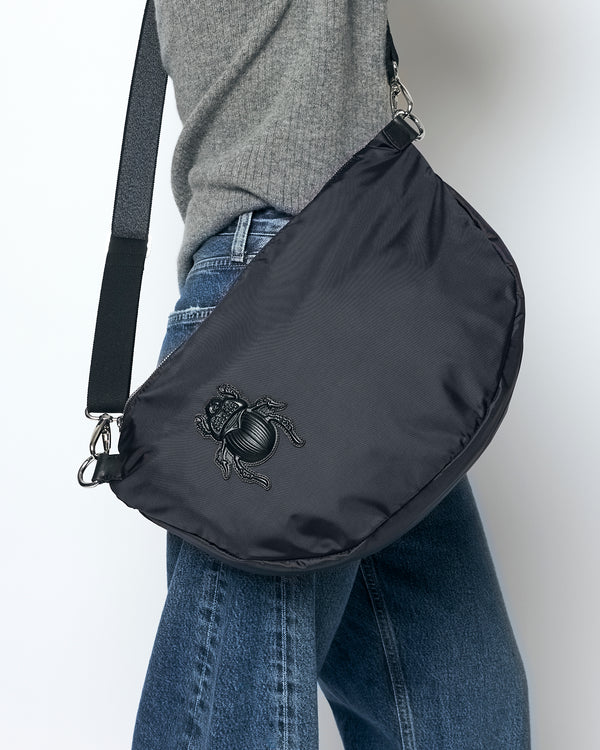 Gabriele Frantzen Belt Bag XXL - Scarabmotive Nylon Black