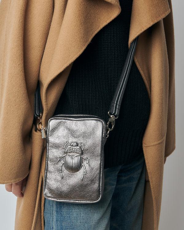 Gabriele Frantzen Crossbody Bag - Scarabmotive Platin