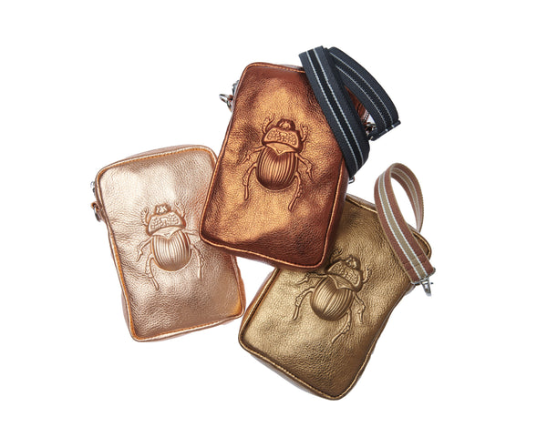 Gabriele Frantzen Crossbody Bag - Scarabmotive Platin