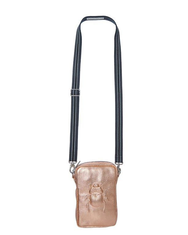 gabriele frantzen Crossbody Bag - Scarabmotive Rose Gold