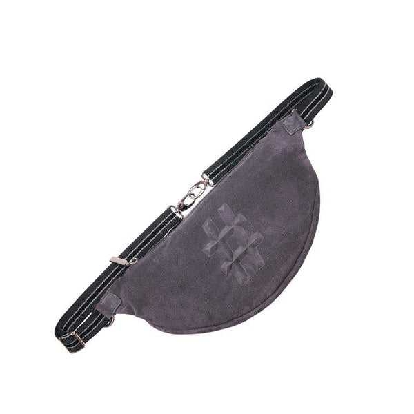 gabriele frantzen Belt Bag - Hashtag Asphalt suede