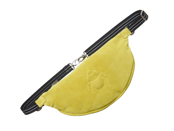 gabriele frantzen Belt Bag - Scarabmotive Lime Suede
