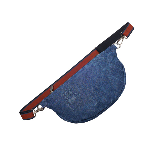 gabriele frantzen Belt Bag XL - Scarabmotive Denim