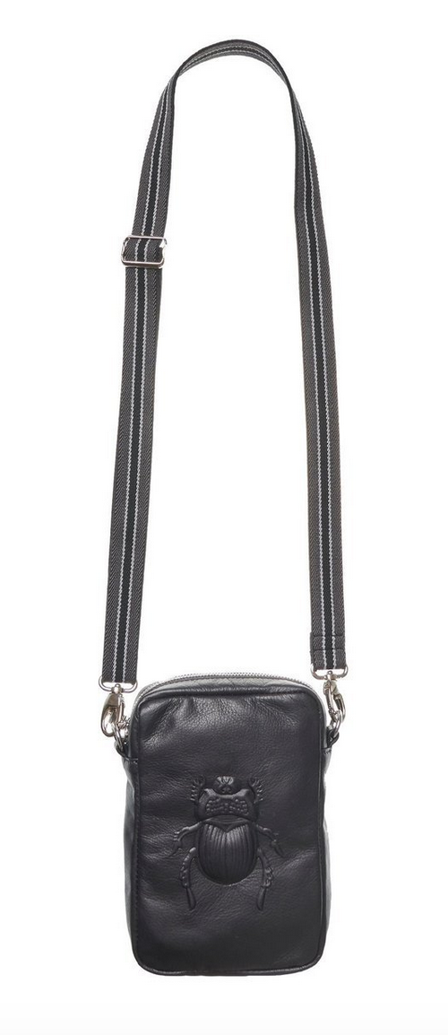 gabriele frantzen Crossbody Bag - Scarabmotive Black