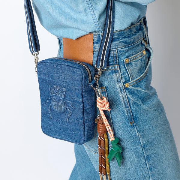 Gabriele Frantzen Crossbody Bag - Scarabmotive Denim