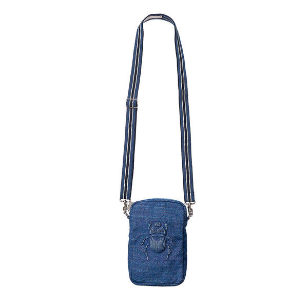 gabriele frantzen Crossbody Bag - Scarabmotive denim