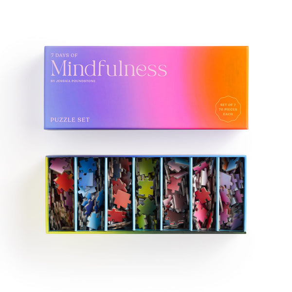 Galison 7 Days Of Mindfulness By Jessica Poundstone Puzzle Set