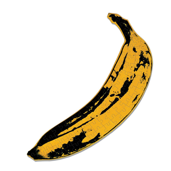 Galison Andy Warhol Banana 100 Piece Mini Shaped Jigsaw Puzzle