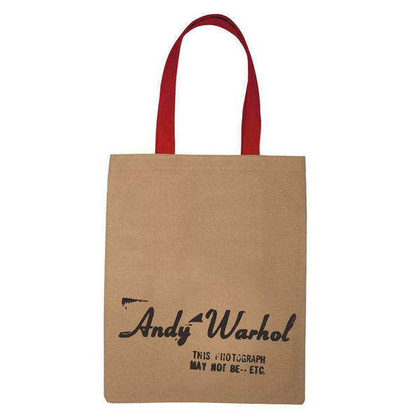 Galison Andy Warhol Campbell's Soup Canvas Tote Bag