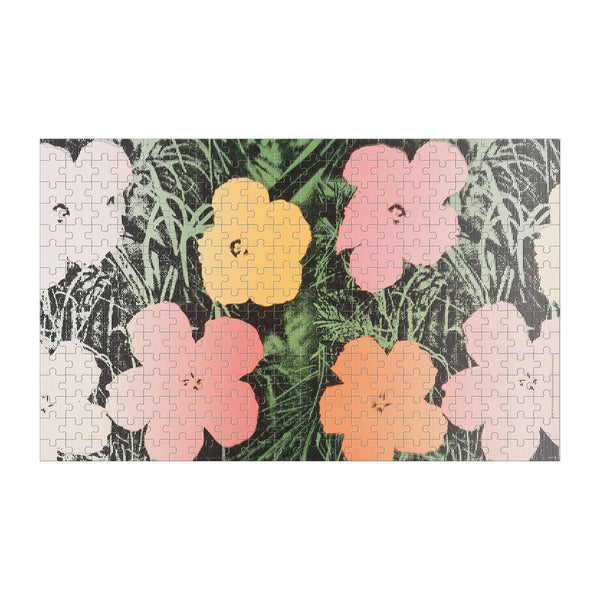 Galison Andy Warhol Flowers 300 Piece Lenticular Jigsaw Puzzle