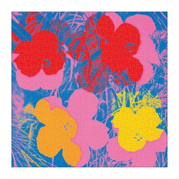 Galison Andy Warhol Flowers 500 Piece Jigsaw Puzzle