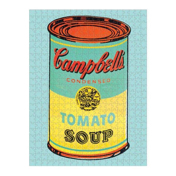 Galison Andy Warhol Soup Can Double-Sided 500 Piece Jigsaw Puzzle