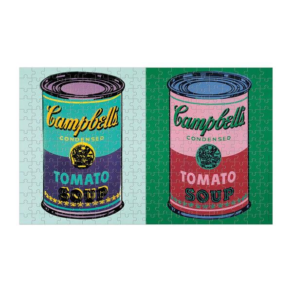 Galison Andy Warhol Soup Cans 300 Piece Lenticular Jigsaw Puzzle