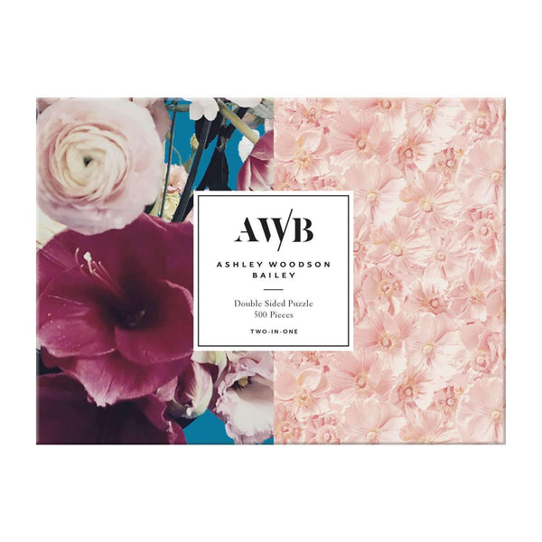 galison Ashley Woodson Bailey Double-Sided 500 Piece Jigsaw Puzzle